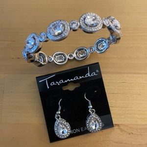 Earrings ((bonus))  and  Stunning Bracelet